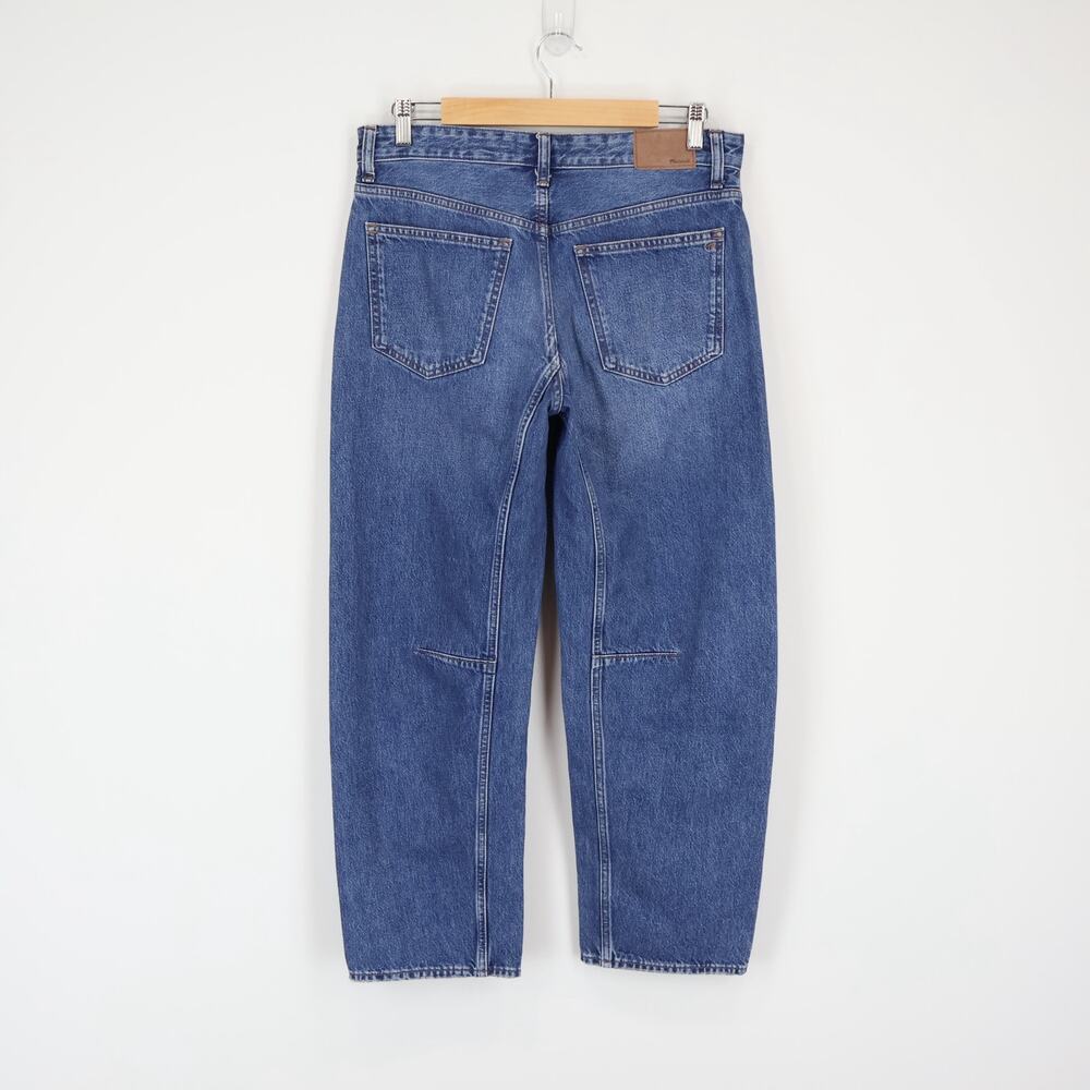 Madewell The Darted Barrel Leg Jean Irmo Wash Size 26 - Picture 7 of 10